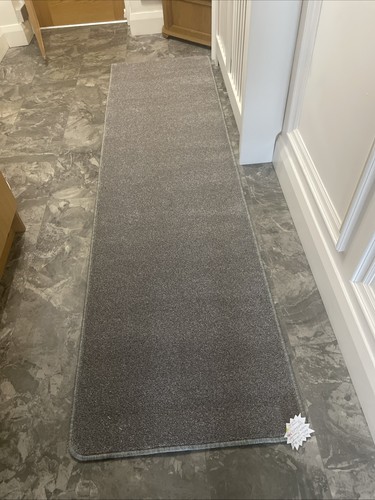 Grey runner mat 8ftx2ft2 - runner,