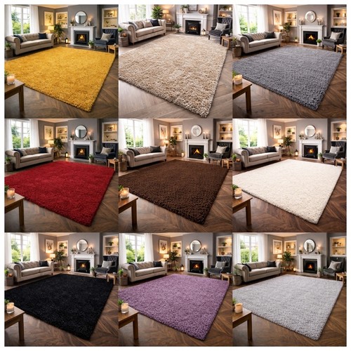 Fluffy shaggy rugs and runners - rugs,