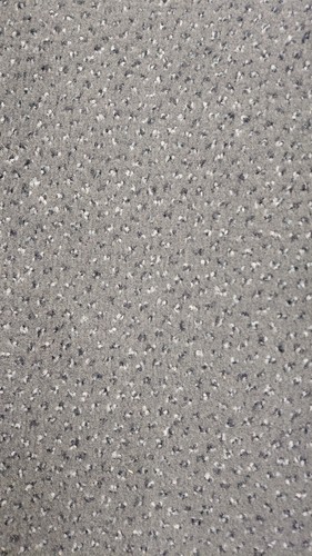 Steel grey white fleck hessian - grey,
