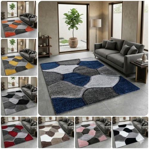 Thick large shaggy - rug, living