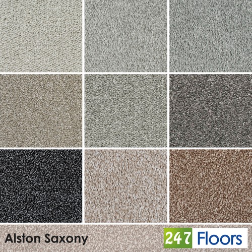 Grey carpet saxony - carpet, 10mm