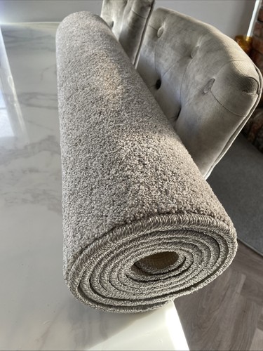 Grey thick cutpile - grey, hessian