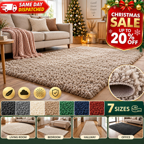 Sizes thick shaggy rug - sizes,